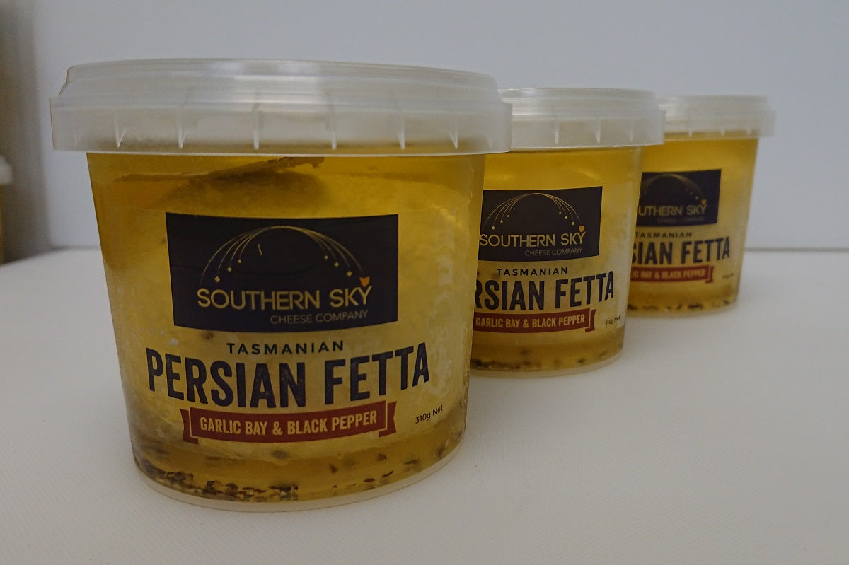 Tasmanian Persian Fetta with Garlic, Bay and Black Peppercorns